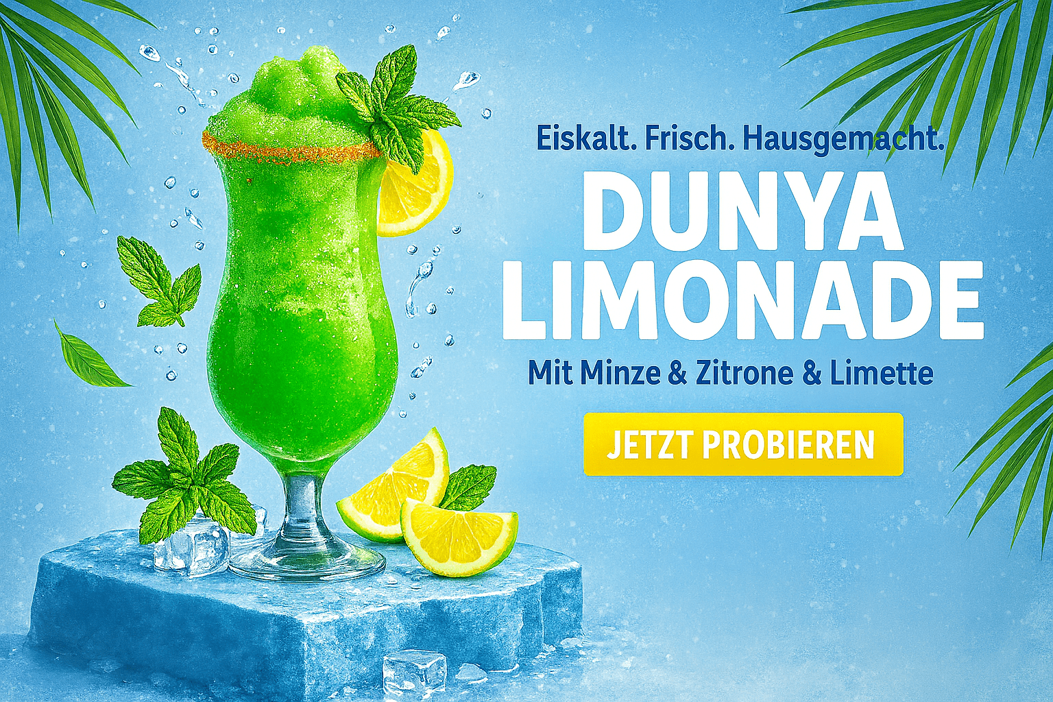 Dunya Limonade - Eiskalt. Frisch. Hausgemacht.
